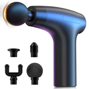 Imagem de Pistola Massageadora Elétrica Profissional 6 Acessórios Massagem Muscular(Preto)