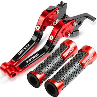 Imagem de WEJUSA Para Honda CBR125R CBR 125R 2011-2019 2020 Acessórios de motocicleta Alavancas de embreagem de freio extensíveis dobráveis Pegas de alavanca de embreagem de freio de motocicleta (Cor: 4)