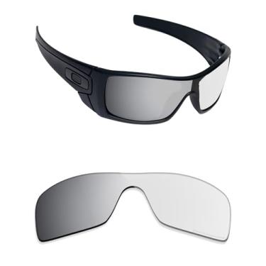 Imagem de Alphax Lentes de substituição adaptáveis fotocromáticas espelhadas não polarizadas de titânio para óculos de sol Oakley Radar Plate OO9495D