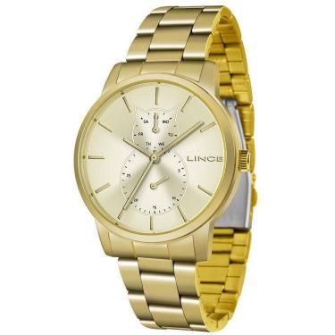 Imagem de Relógio Lince Feminino Urban Dourado Lmgj086Lc1Kx