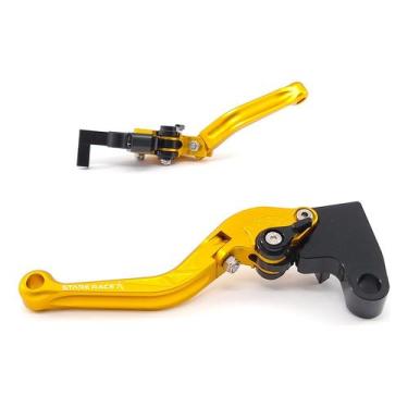 Imagem de Manete Dobrável Esportivo Zx6r Zx9r Zx10r Zx12r Zzr600 Z1000 - Stark R