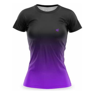 Imagem de Camiseta Feminina Blusa Academia Treino Fitness Proteção Uv - Efect, P