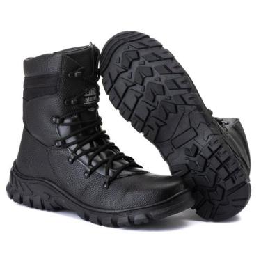 Imagem de Coturno Bota Motociclista Militar Salazari 702, Preto, 43, Homem