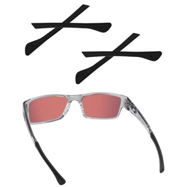 Imagem de Acefrog 2 pares de meias de silicone macio de substituição para óculos Oakley Airdrop OX8046 / Airdrop A OX8065 / Airdrop MNP OX8121 / Traildrop OX8104 Óculos de sol perfeitamente ajustados, preto