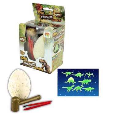 Imagem de Dino Fóssil Escavação Brinquedo Ovo com Ferramentas Dinossauro Surpresa Científico Infantil Estimula Curiosidade + 3 Anos