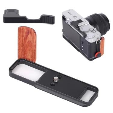 Imagem de SZZCNOX Suporte de metal XE5 para câmera Fujifilm Fuji X-E5, placa de liberação rápida Arca compatível com acessórios de câmera FUJIFILM XE5 (conjunto preto)