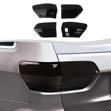 Imagem de SQQP Capa de lanterna traseira para luz traseira com acabamento adequado para Jeep Grand Cherokee 2014-2020 (preto movido)