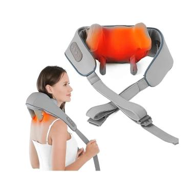 Imagem de Massageador De Pescoço E Ombro Compressão Alívio De Dor