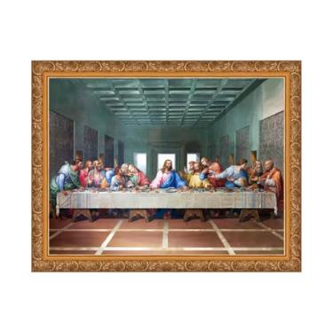 Imagem de Quadro Santa Ceia (versão 2) com moldura (M)