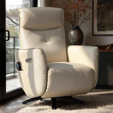 Imagem de Poltrona de Massagem Reclinável Elétrica com Aquecimento Bravinni L07 