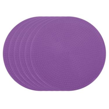 Imagem de Marcadores pontuais de 10 cm, 6 peças de marcadores antiderrapantes de agilidade, cones de campo plano, pontos de poliéster para academia, treinamento de velocidade, dança, futebol, basquete, esportes