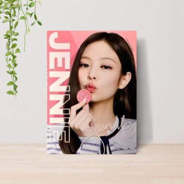 Imagem de Quadro Black Pink Kpop A4  Placa MDF 10 - Lomi Art