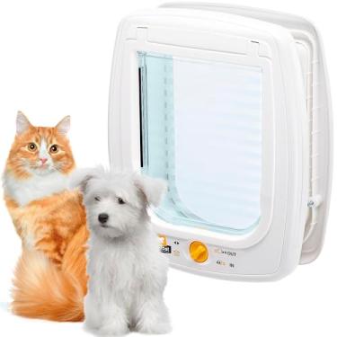 Imagem de Ferplast Swing 9, Porta de Passagem para Gatos e Cães Pequenos, Branco Ferplast para Gatos
