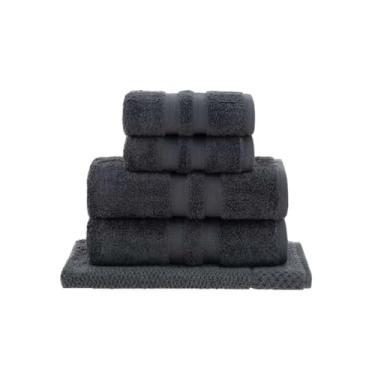 Imagem de Jogo de Toalhas Buddemeyer Algodão Egípcio Banho Preto 5 peças