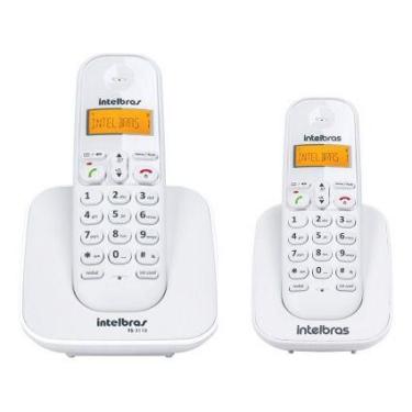 Imagem de Kit Telefone Sem Fio Ts 3110 + 1 Ramal Ts 3111 Br Intelbras