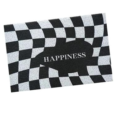 Imagem de Generic Esteira do Corredor da Entrada, Tapetes Antiderrapantes da Cozinha do Tabuleiro de Damas Lavável Durável Macio para o Restaurante (Preto)