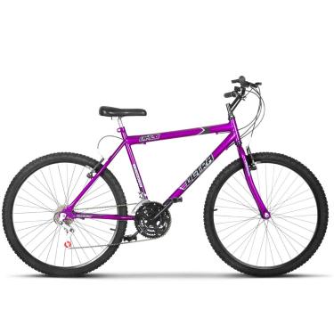 Imagem de Bicicleta de Passeio Ultra Bikes Esporte Aro 26 Reforçada Freio V-Brake – 18 Marchas Lilás