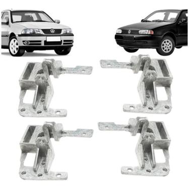 Imagem de Kit 4 Portas Suporte Da Maçaneta Interna Gol Até 2005 Metal - Un / 4 [f103]