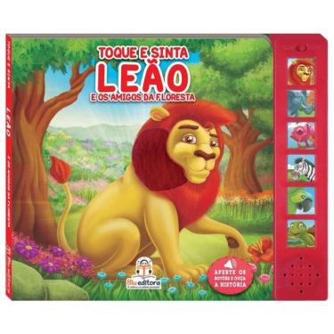 Imagem de Livro Sonoro Com Toque E Sinta: Leão