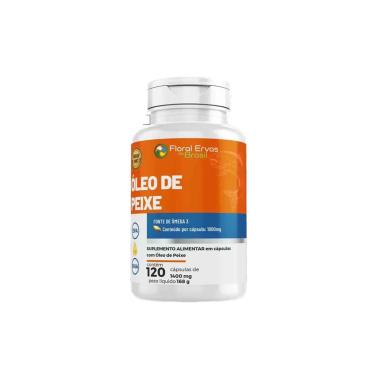 Imagem de Óleo de Peixe Ômega 3 1000mg 120 cps Floral Ervas do Brasil-Unissex