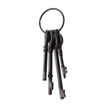 Imagem de harayaa Chaves de do Pirata, Chaveiro Esqueleto de Ferro Fundido, Conjunto de Chaves Antigas para Casas, Lembrancinhas de Festa de Aniversário