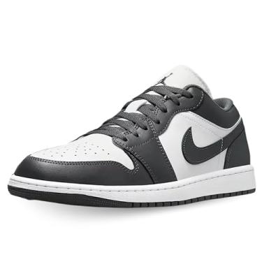 Imagem de NIKE Tênis Air Jordan 1 Low Code 553558-044 Cinza masculino, Cinza e branco, 9