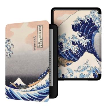 Imagem de Akacy Capa com padrão pintado para Kindle paperwhite de 6 polegadas 2012/2013/2015 (5ª 6ª 7ª geração) - capa de TPU ultra fina, leve e durável (11)