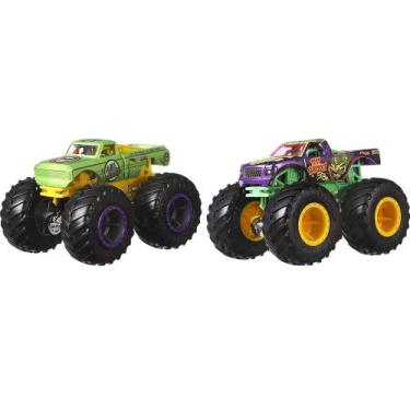 Imagem de Hot Wheels Monster Trucks Com 2 Carros Sortidos Mattel