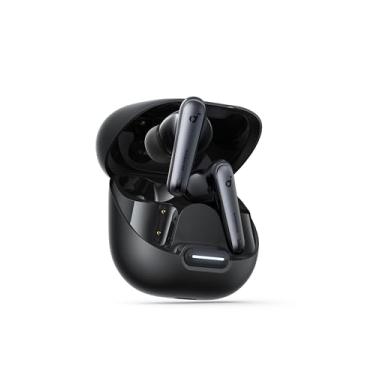 Imagem de soundcore Liberty 4 NC da Anker, Fone de Ouvido Bluetooth Sem Fio, Redução de Ruído de 98,5%, Cancelamento Adaptativo para Ouvidos e Ambiente, Áudio Hi-Res, 50H de Bateria, Carregamento Sem Fio, Preto