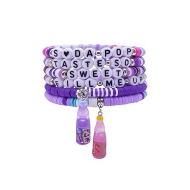 Imagem de SAVITO Pulseiras de amizade combinando, pulseiras Huntrix para caçadores de demônios, acessórios rumi, jinu zoey mira, bijuterias, presentes para meninas, crianças, Halloween, Natal, One Size