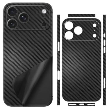 Imagem de SUKIDIOVQ Para iPhone 17 Pro Max Skin Wrap Using 3M 2080 Fibra de Carbono Camuflagem Adesivo de Telefone Vinil Ultra Decalque Vidro Protetor para Parte Traseira
