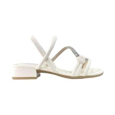 Imagem de Sandália Infantil Pink Cats V4433 Ajuste Elástico Detalhes Strass-Feminino