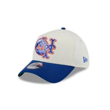 Imagem de Boné New Era  39THIRTY A-FRAME New York Mets MLB Branco-Masculino