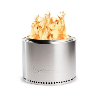 Imagem de Solo Stove Bonfire 2.0, fogueira sem fumaça | lareiras a lenha com cinzeiro removível, fogueira portátil para ambientes externos - ideal para acampamento, aço inoxidável, A: 35,5 cm x diâmetro: 49,5 cm, 10,6 kg