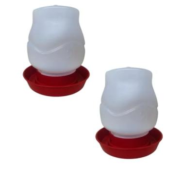 Imagem de Kit 2 Comedouros Automáticos Frangos Galinhas Codornas Alimentador Avícola Resistente Prático