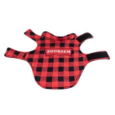 Imagem de Jaqueta de Inverno Quente para Cachorro Réversível Colete Impermeável ao Vento Atividades em Tempo Frio Roupa Filhote Tricô Leve Tecido Algodão Cães