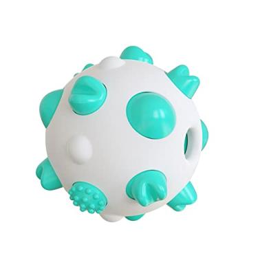 Imagem de Brinquedo de molar para cachorro indestrutível escova dentes mastigação quebra-cabeça interativo bolas mordedores agressivos brinquedos resistentes limpeza