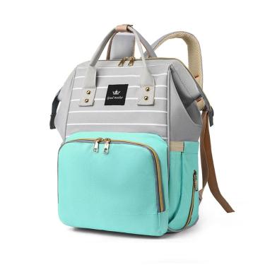 Imagem de Bolsa Mochila Maternidade Cor Preto Bebê Espaçosa Reforçada