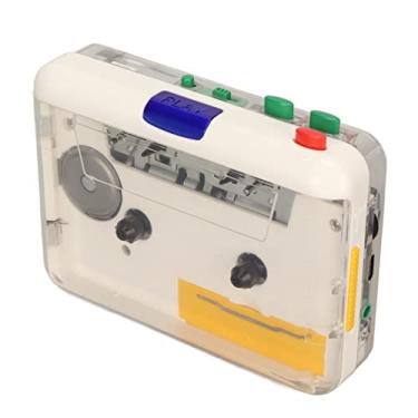 Imagem de Akozon Conversor de Cassete USB para MP3 - Leitor de Cassetes Plug and Play Portátil para Transferência Contínua de Fita para MP3 para Fones de Ouvido, PCs e Laptops