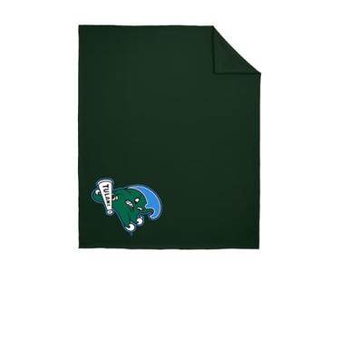 Imagem de Sport Your Gear Tulane Green Wave Prime Logo Confortável Estádio Fleece Oficialmente Licenciado Dia de Jogo, Cobertor Tailgating 127 x 152 cm