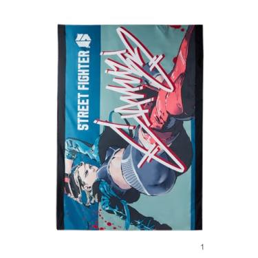 Imagem de Micotaku Tapeçaria de arte grafite oficialmente licenciada Street Fighter temporada 6, 152 × 101 cm, tamanho único