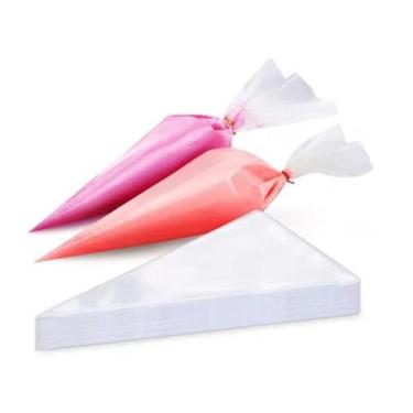 Imagem de 50 Manga (saco) De Confeitar Grande da Copos Bolha com 40 Cm