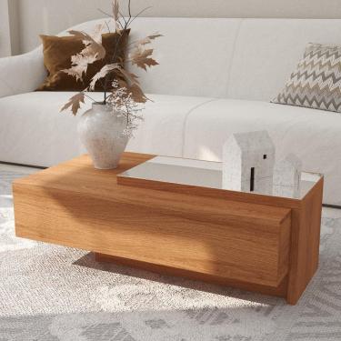 Imagem de Mesa de Centro Movelove Milão com Espelho Jequitibá