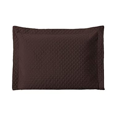 Imagem de Fronha Para Travesseiro Relevo Acolchoado 70x50 Matelassê Luxuoso (TABACO)