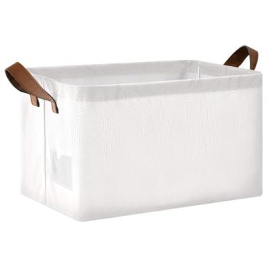 Imagem de Organizador de roupas grande para neve com alças, organizadores de armário e caixas de armazenamento 40 x 29 x 25 cm, 1 pacote