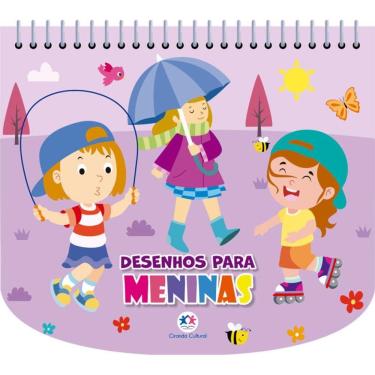 Imagem de Desenhos para meninas - Livro com canetinha
