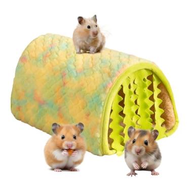 Imagem de Cama de Chinchila | Casa Quente Para Cama De Animais Pequenos - Ninho de Pelúcia para Animais de Estimação - Porquinho-da-índia Anão, Furão, Gerbo, Hamster, Ouriço, Chinchila e