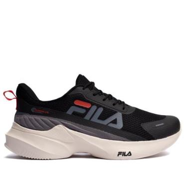 Imagem de Tênis Masculino Fila Progress Lite Preto/cinza, Preto, Cinza, 42