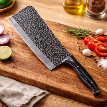 Imagem de Cutelo Sultan Inox 30cm THIKA Preto e prateado