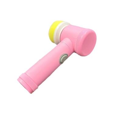 Imagem de Escova Eletrica de Limpeza 5 em 1 Sem Fio Limpador Multiuso Pratico Para Cozinha, Banheiro prático (rosa)